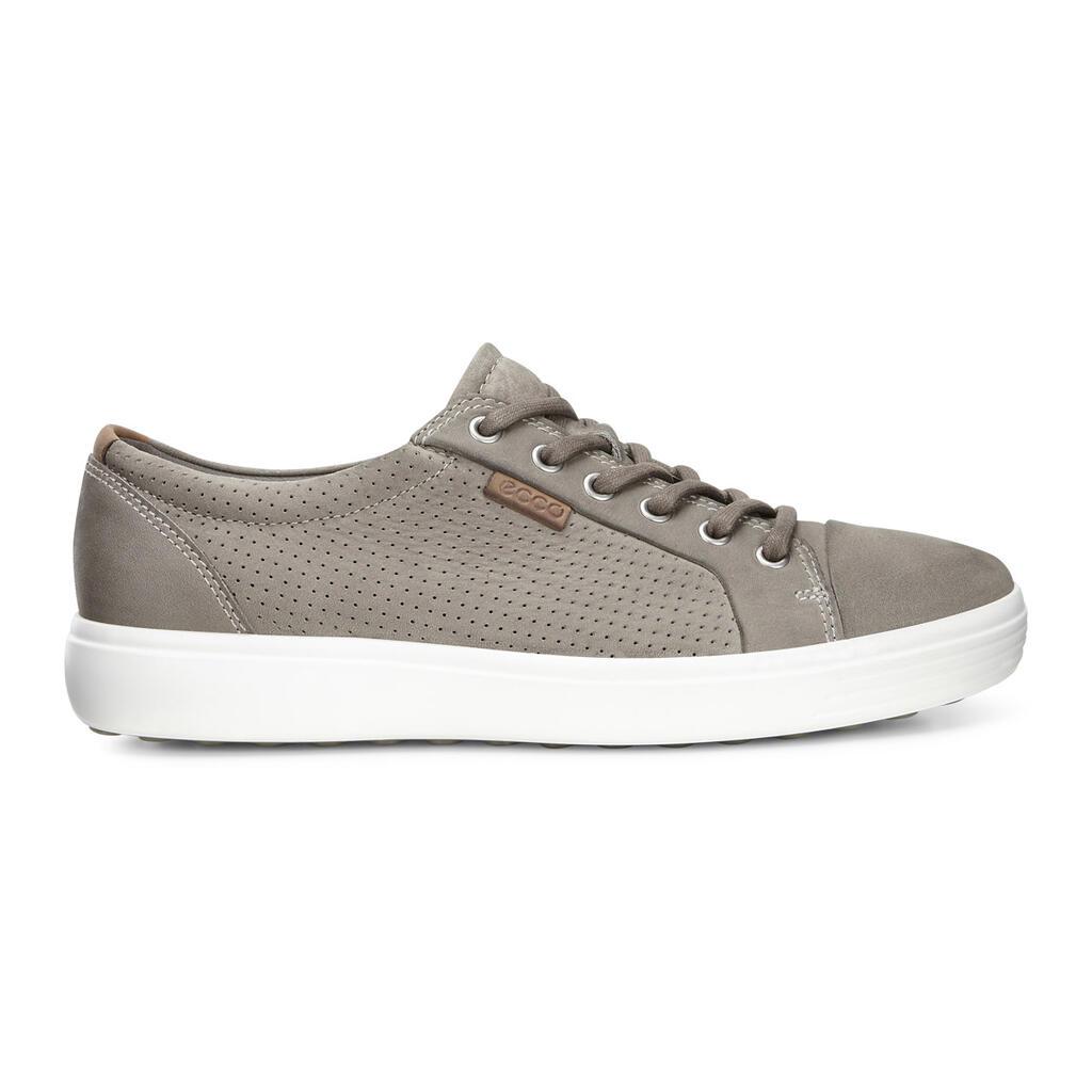 Baskets Ecco Soft 7 Perf Tie Homme Beige 4390-GJMOW